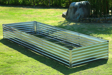 Meberam silver finish galvanized bed for outdoor use