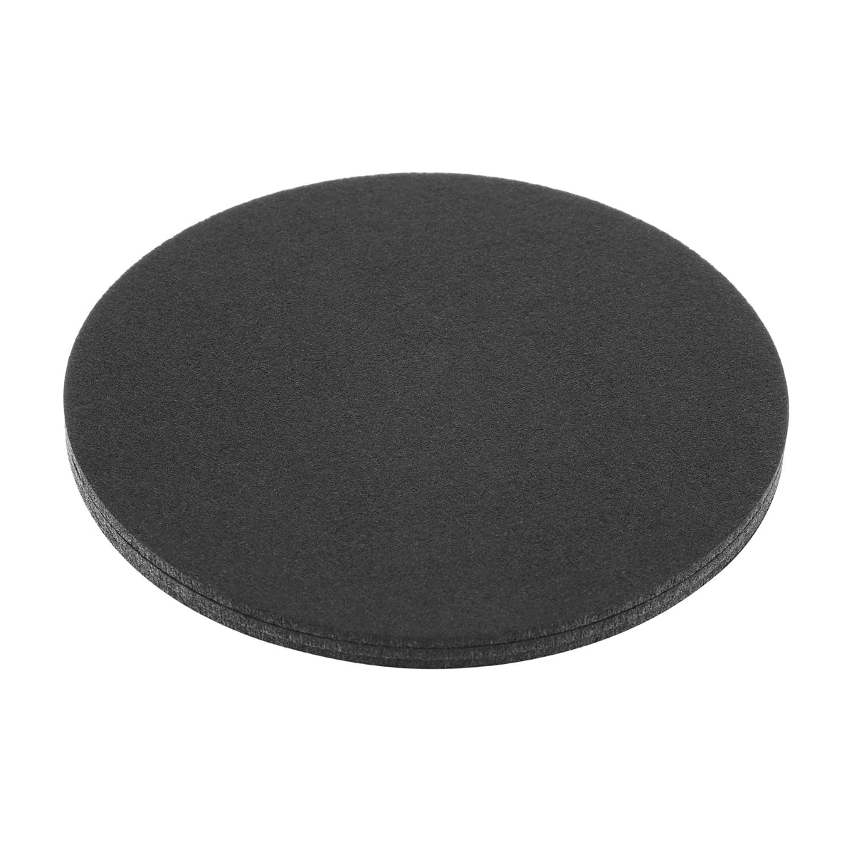 MECCANIXITY plant coasters 3pc, black round design protect surfaces from spills and scratches.
