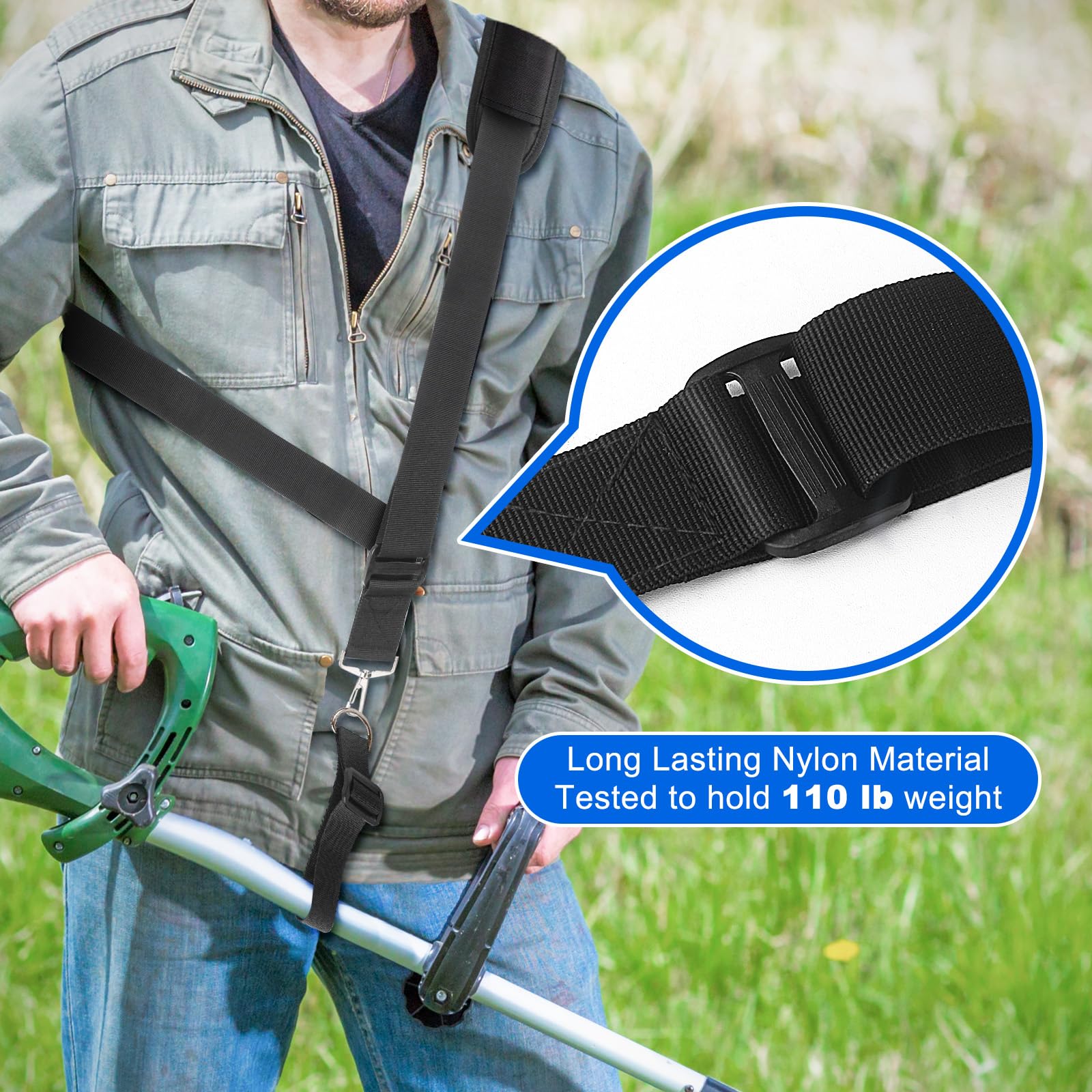 MECHEER adjustable-length strap fits different body types for comfort