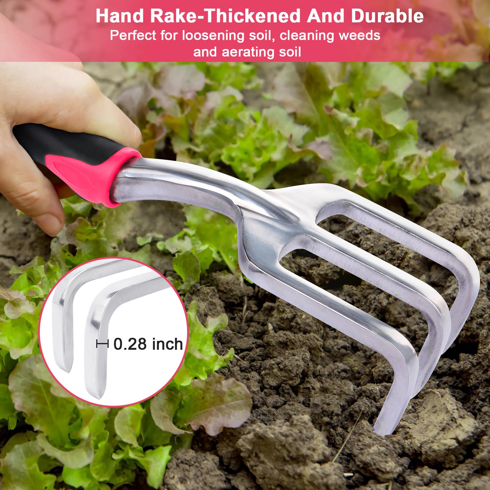 MeCHEER aluminum alloy construction ensures durability and rust resistance.