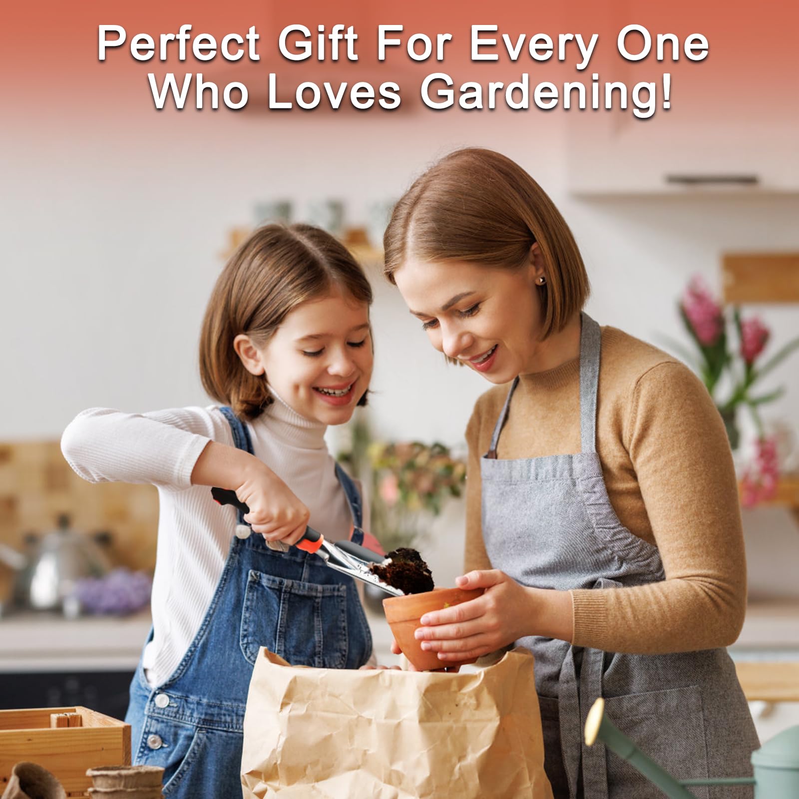 Mecheer garden gift-trowel is a thoughtful present for gardeners.