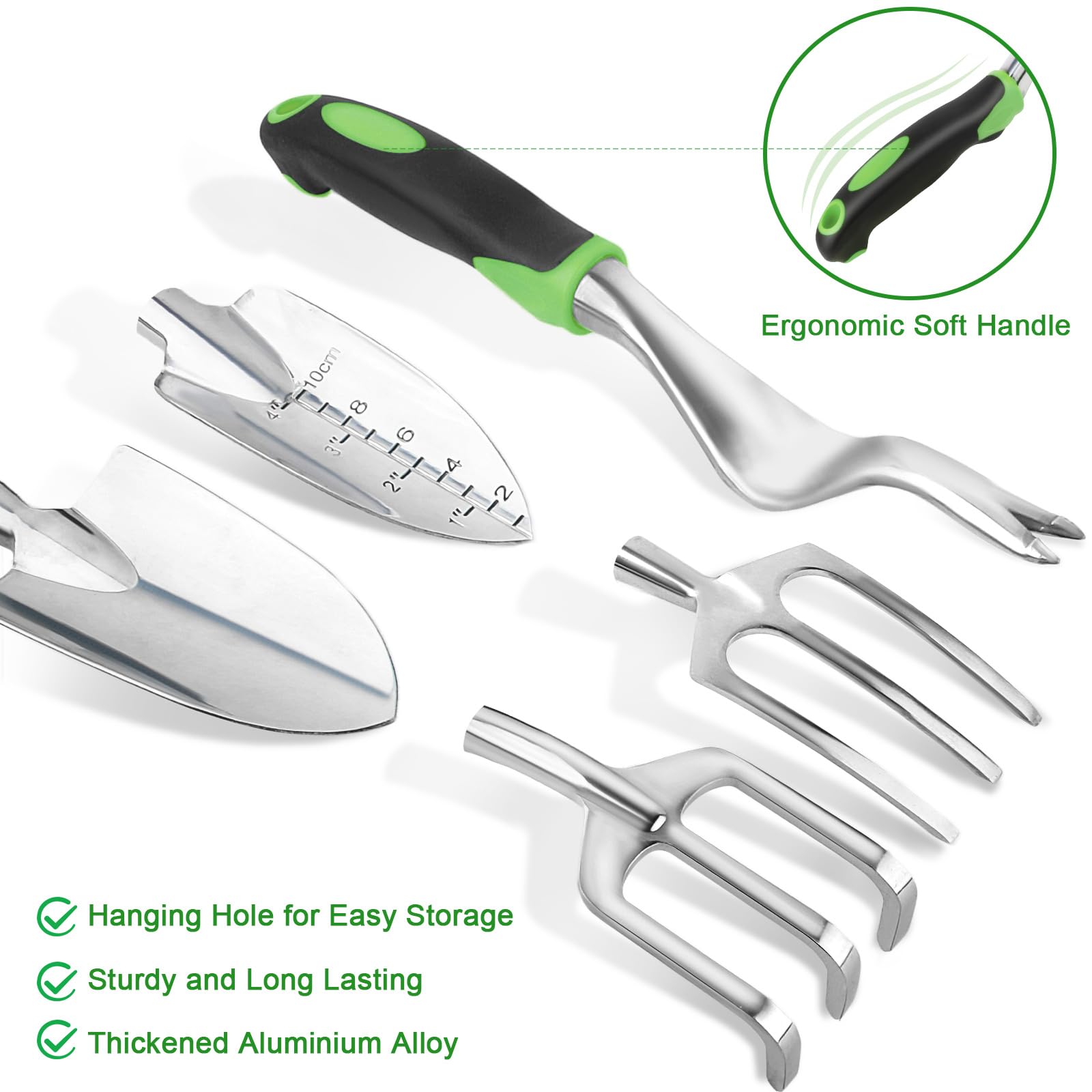 Mecheer cultivator with sturdy tines for effortless soil penetration.