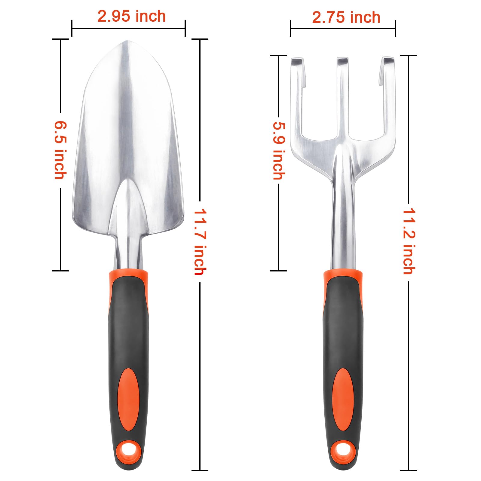 MECHEER hand rake claw tool assists weed removal and soil loosening