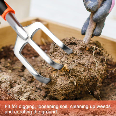 MECHEER hanging hole design enables easy garden tool storage