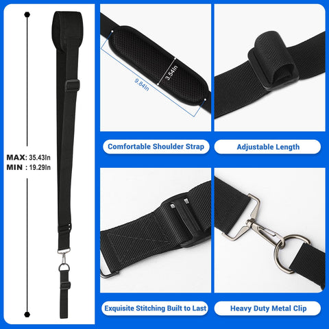 MECHEER shoulder pad with breathable 3-layer design for comfort