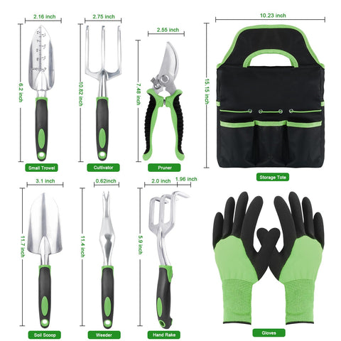 Mecheer small trowel for precise planting depth and careful root care.