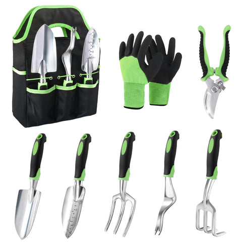 Mecheer soil scoop with ergonomic grip for easy transplanting and soil prep.
