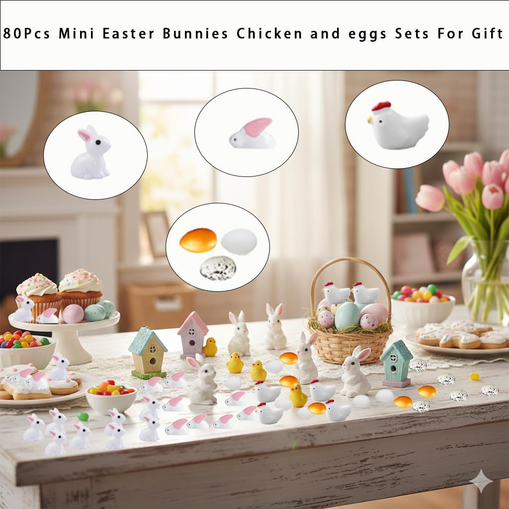 Meckerni chicken miniatures perfect for garden scenes and displays