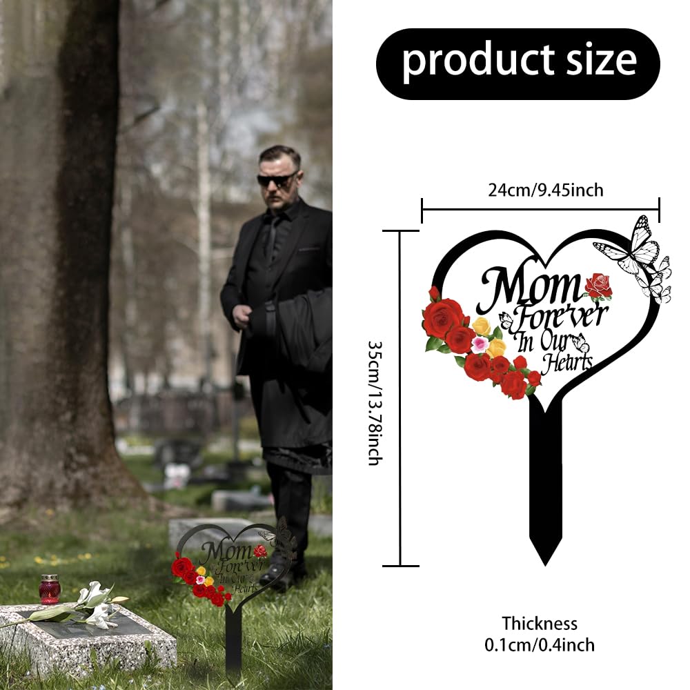 Meckerni memorial heart flowers image: elegant grave marker for lasting remembrance
