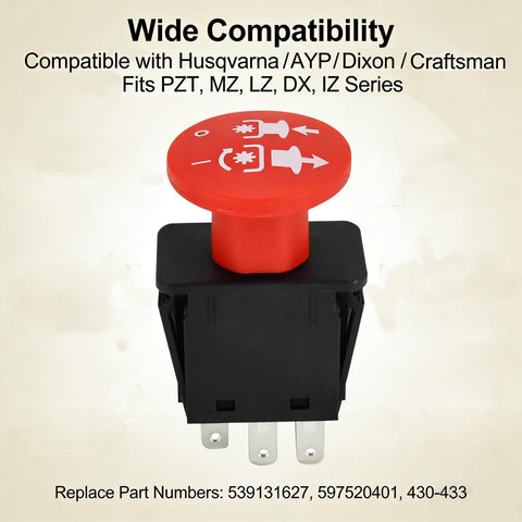 Meckparts PTO switch packaging indicates easy upgrade.