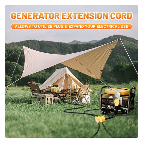 ETL listed MECMO cord for outdoor RV and generator use.