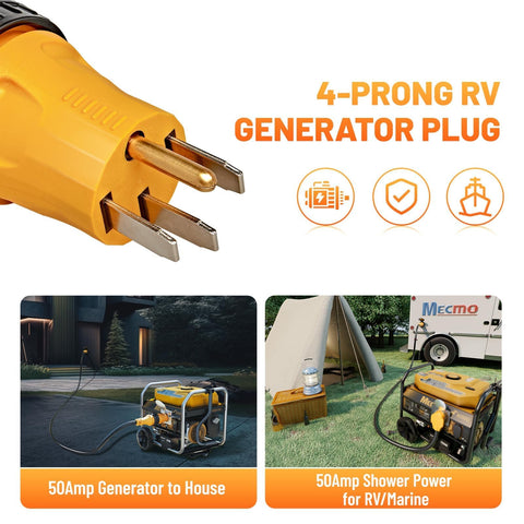 MECMO RV power inlet adapter for transfer switches.