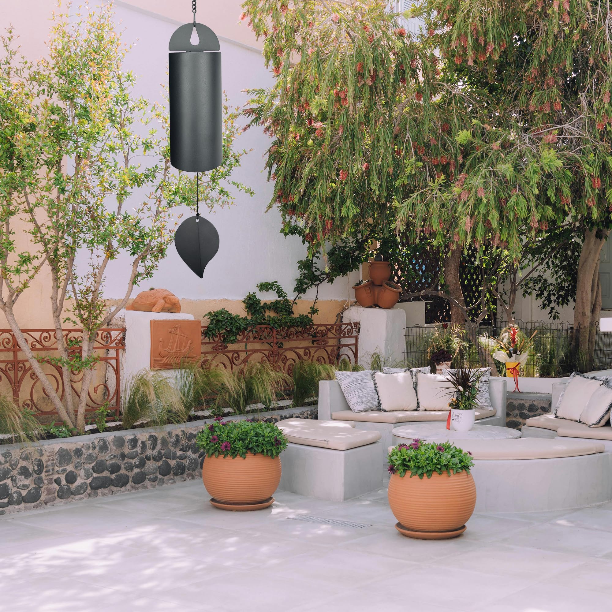 MEDOO Serenity Bell garden decor suitable for memorial or reflective outdoor spaces