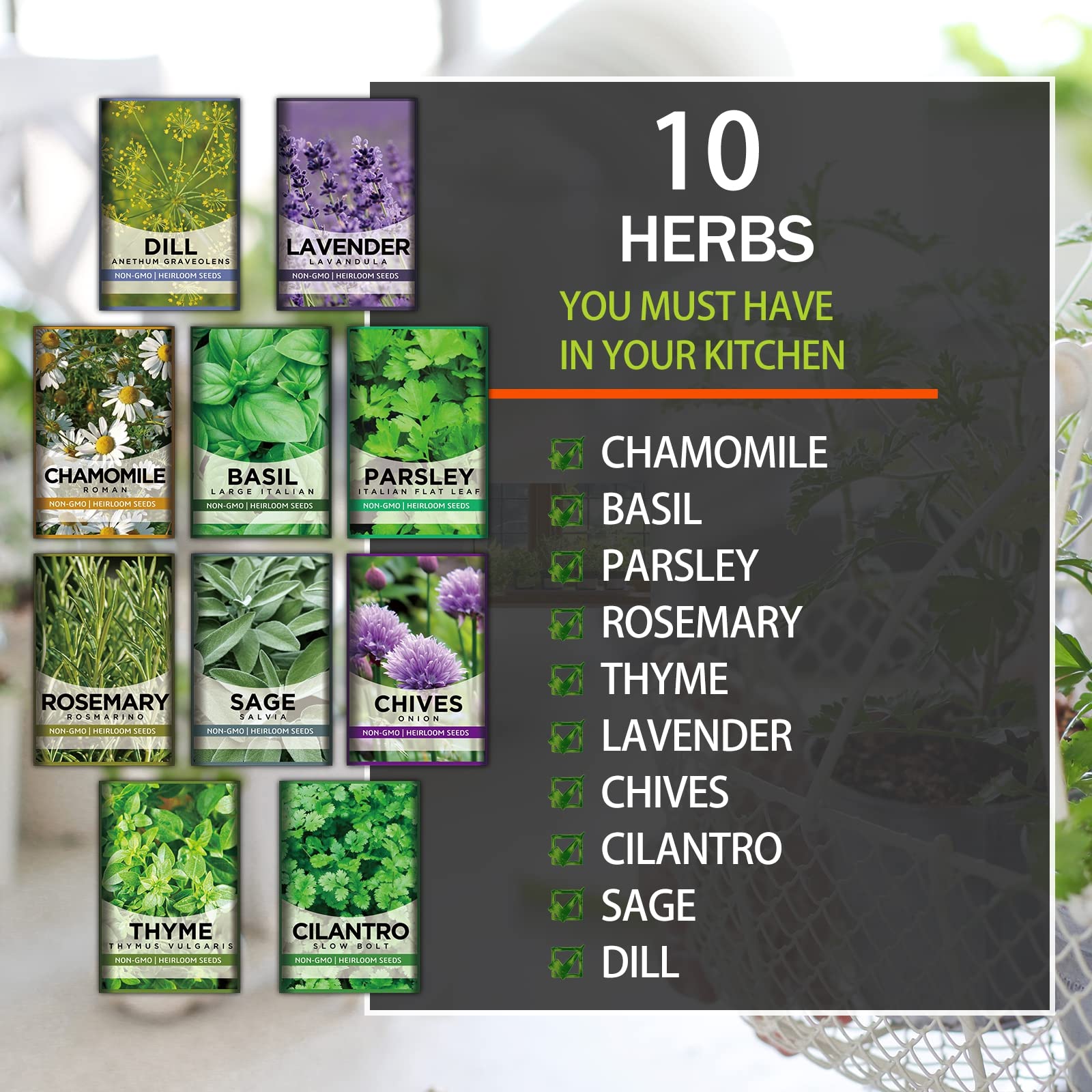 Meekear 10-Kit lavender herb ready for elegant garnishes and aroma