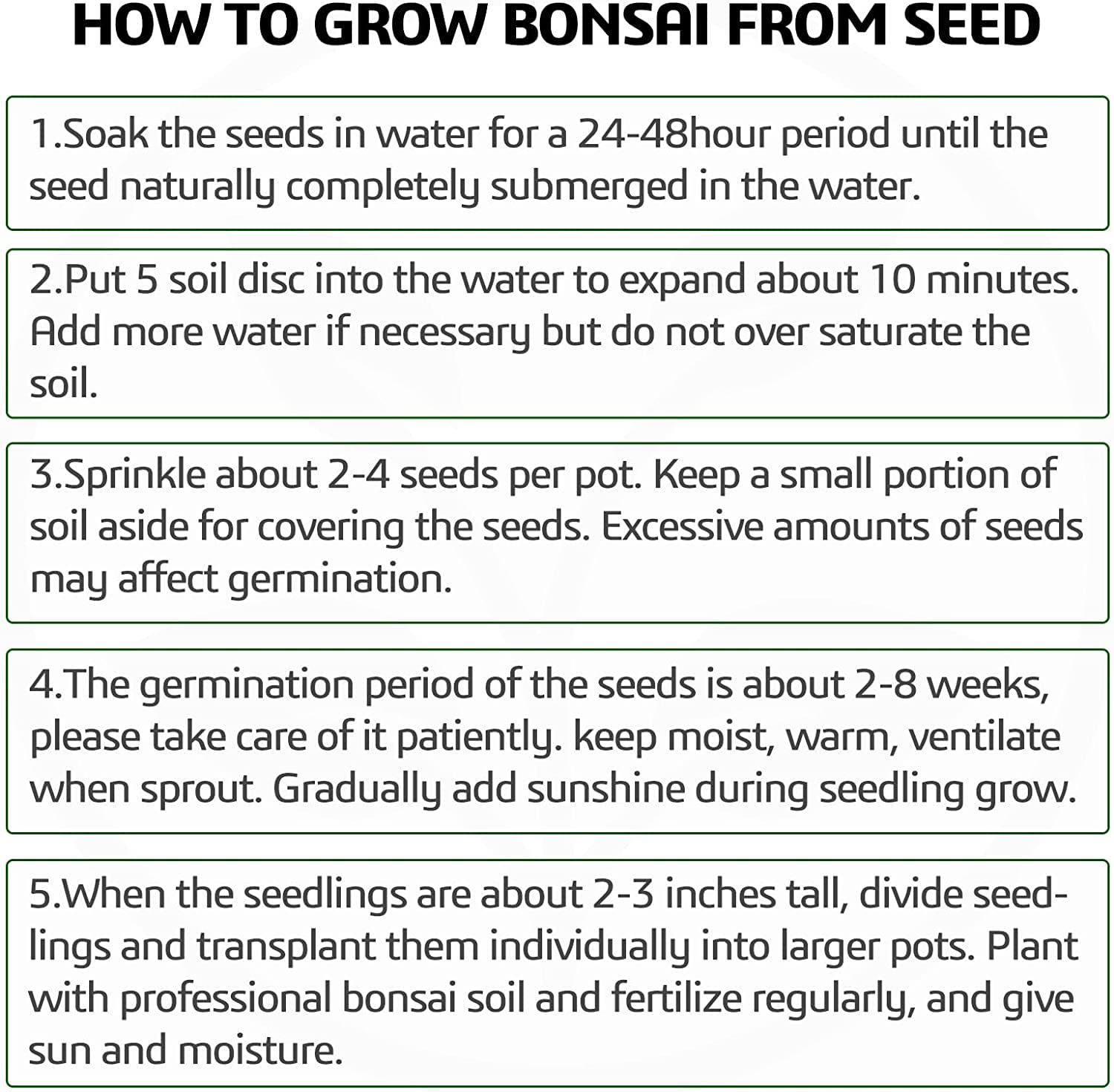 Meekear bonsai-kit-manual: clear beginner guide for bonsai care
