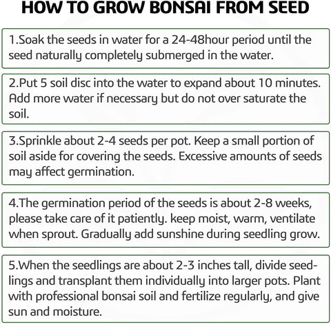 Meekear bonsai-kit-manual: clear beginner guide for bonsai care