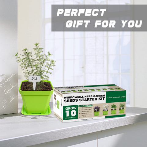 Meekear growing guide included for beginner indoor herb care