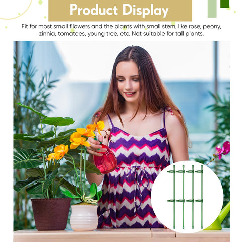 Meekoo tomato and orchid support provides steady, upright growth.