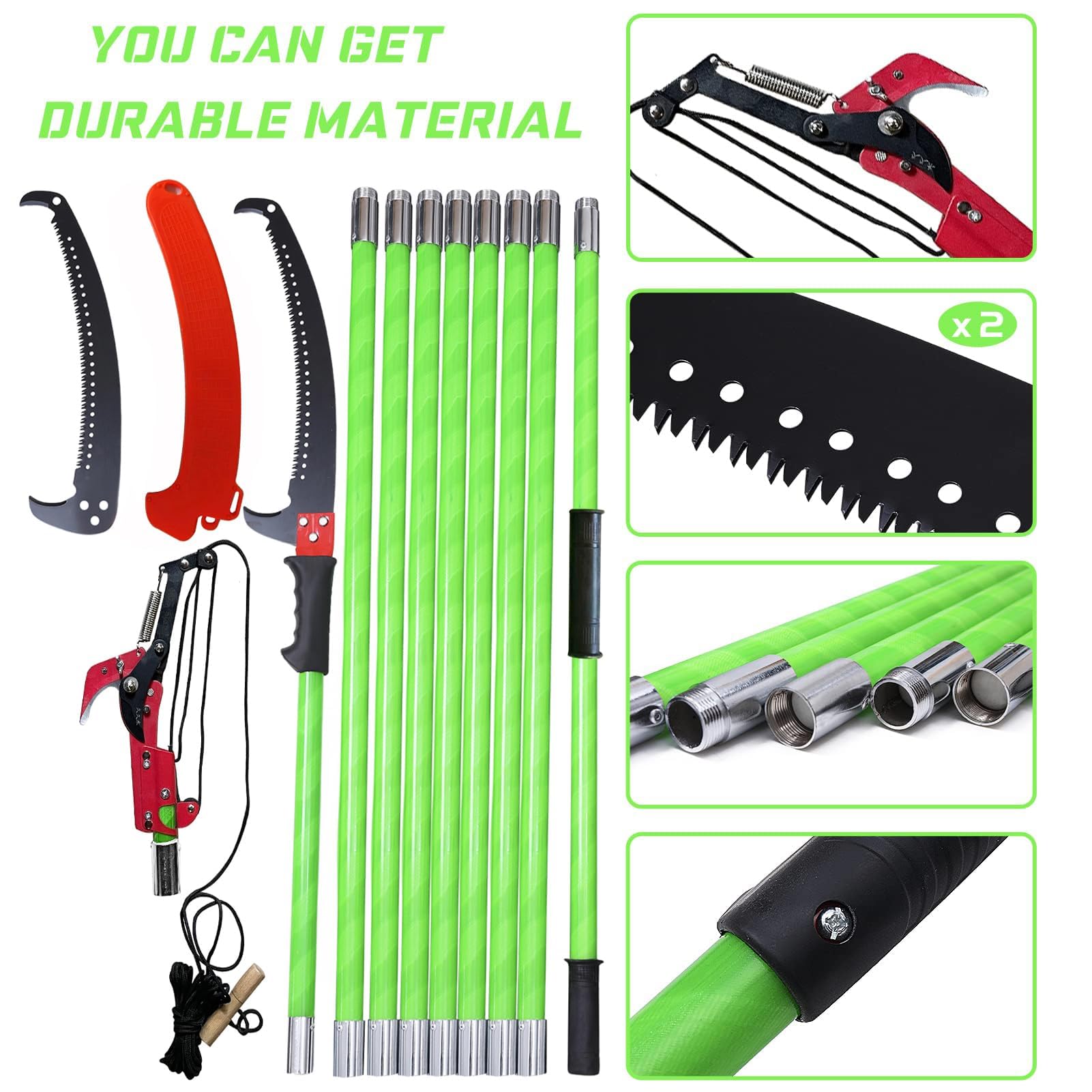 MEFBANT eight extension poles kit for flexible reach