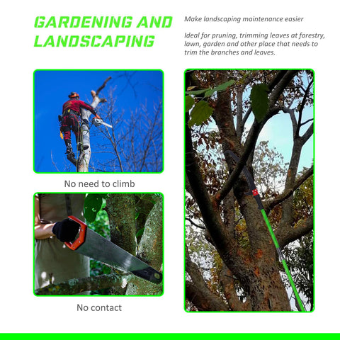 MEFBANT heavy-duty pole saw blade cuts thick branches