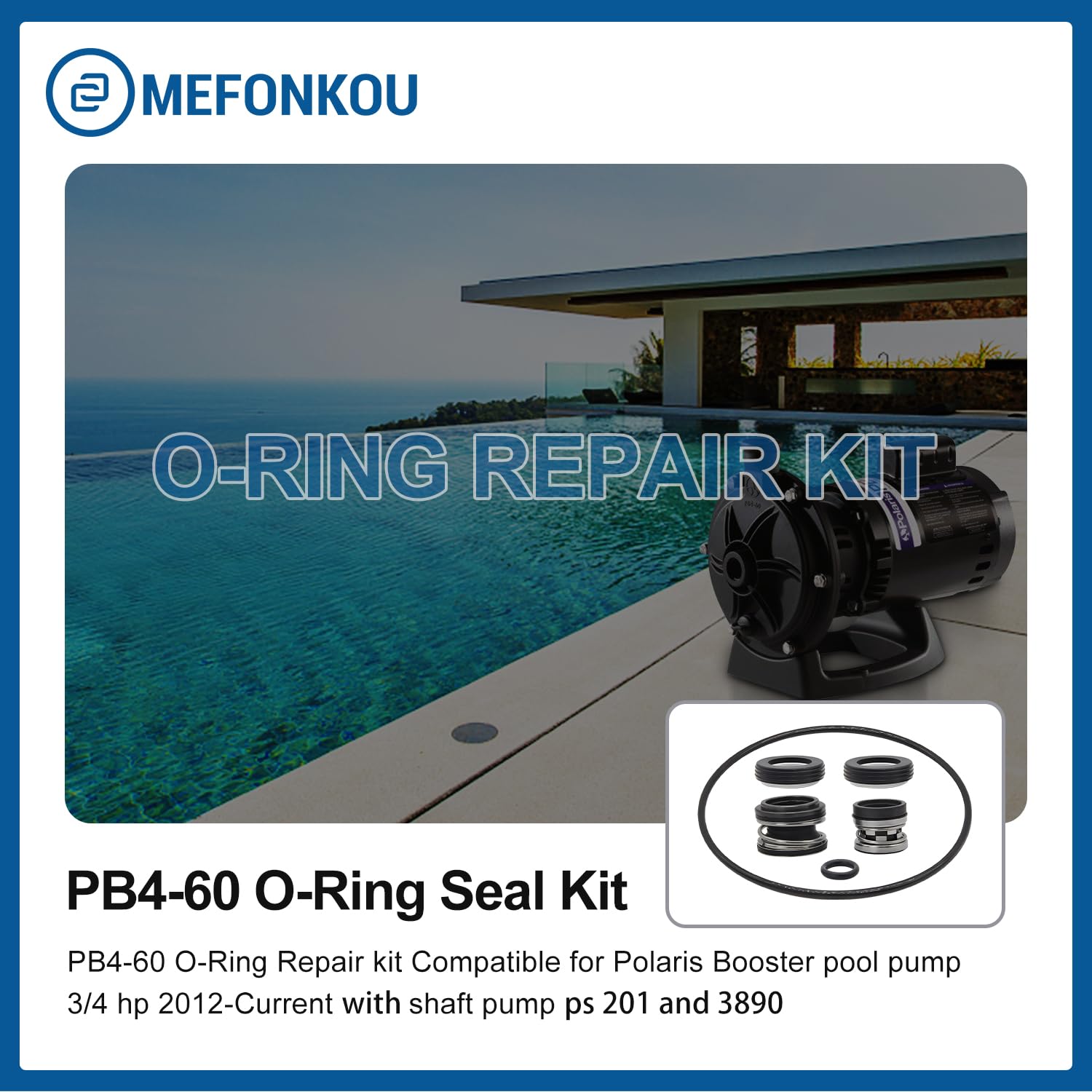 MEFONKOU PB4-60 pump shaft seal replacement R0479400 included in kit