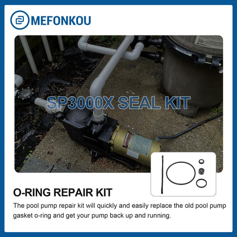 MEFONKOU SP3000X kit installed on a pump for quick repair.