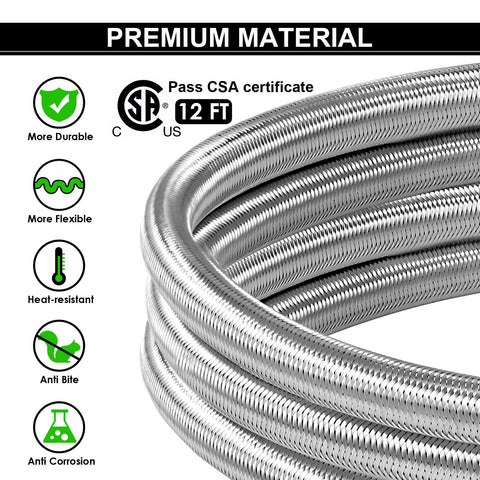 MEFUN 3/8-inch flare x 1/8-inch MNPT fittings for secure connections