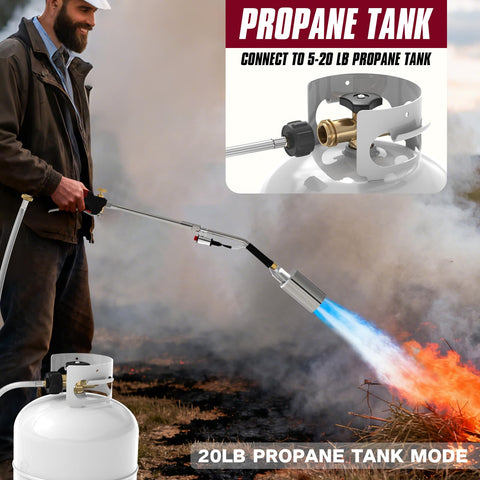 MEFUN ignition system provides fast start and safer operation for outdoor tasks.