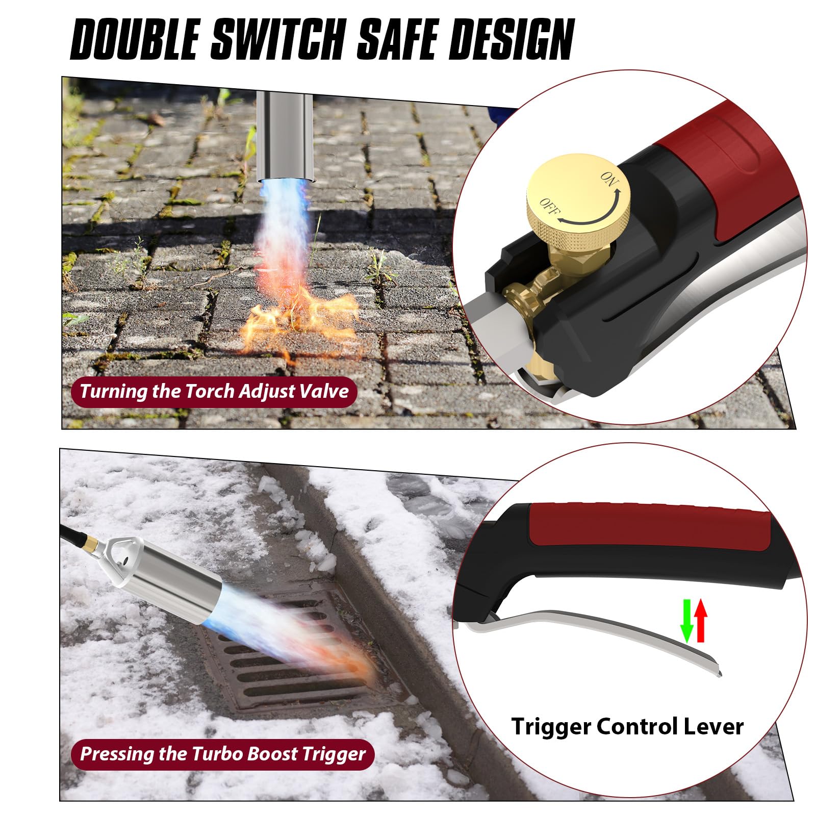 Includes 10ft hose and 1lb converter for versatile light- to heavy-duty work.