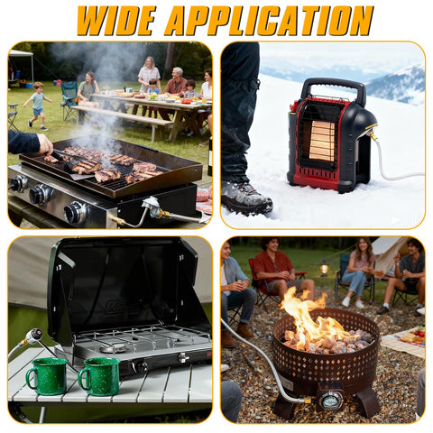 MEFUN use with grill, fire pit or heater for flexible outdoor setups