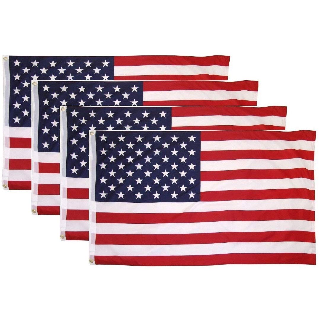 Megadeal USA flag 3x5 ft with stars and grommets, ideal for outdoor display