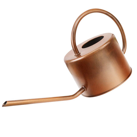 Megawodar 40 oz decorative copper watering can for precise indoor plant care.