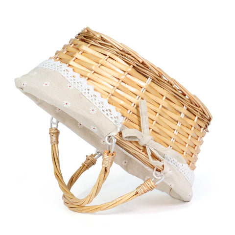 MEIEM wedding basket offers rustic charm for ceremonies and decor.