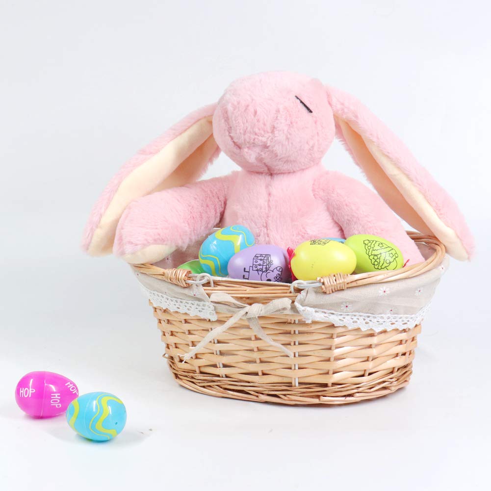 MEIEM wicker gift basket in picnic style, ideal for outdoor meals.