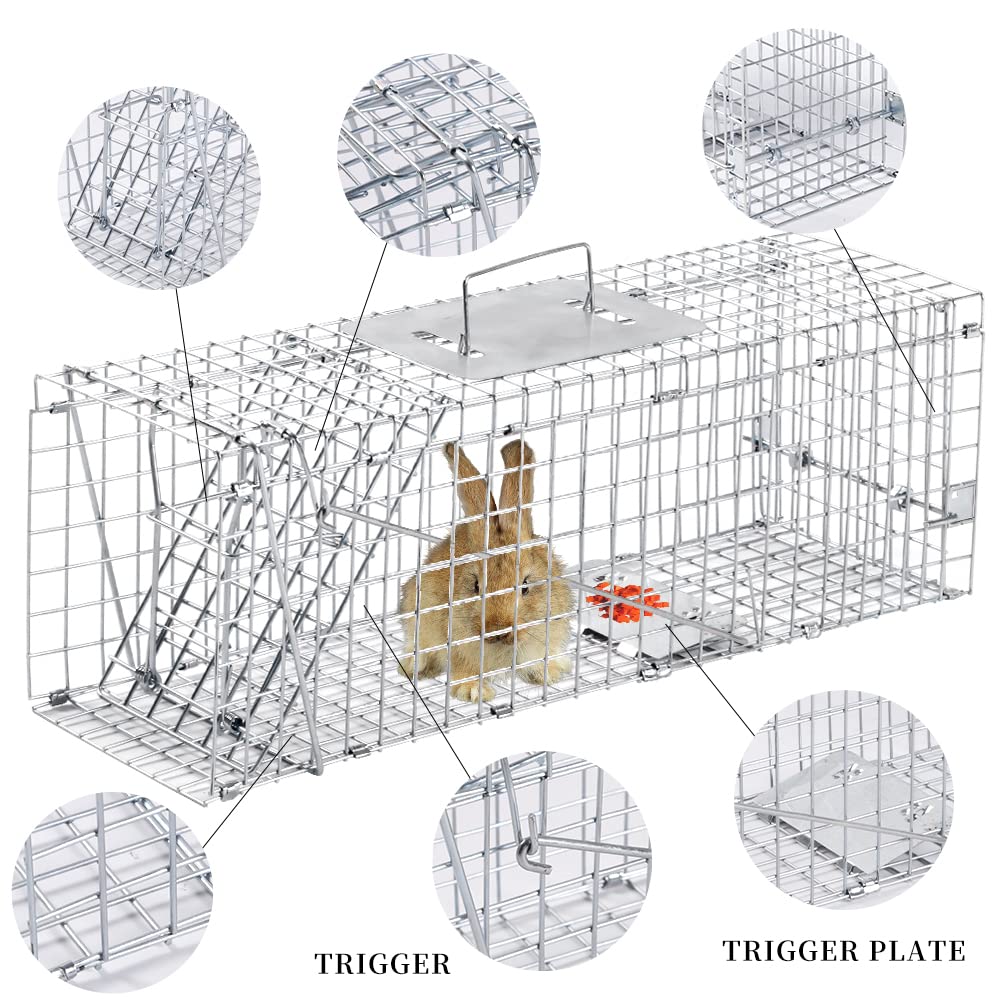 Meibangzz galvanized-steel trap resisting rust in harsh weather