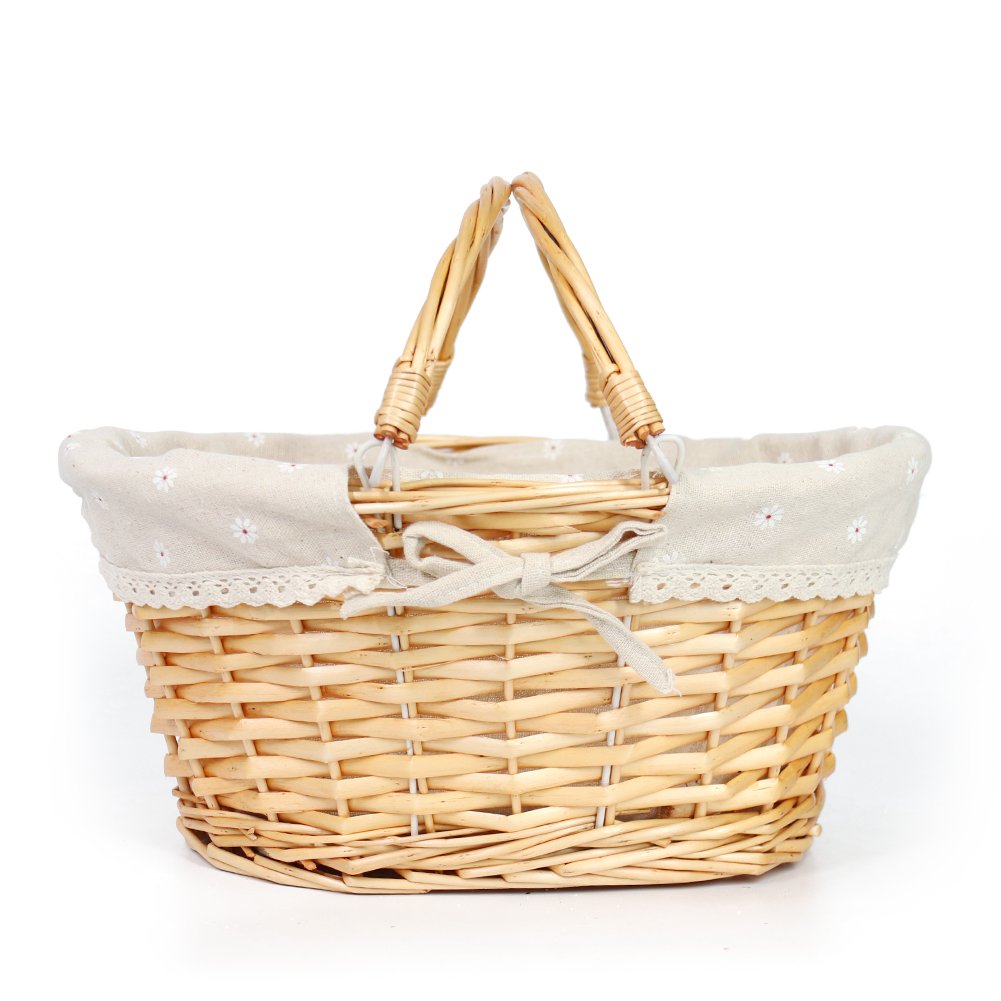 MEIEM handwoven natural basket is durable
