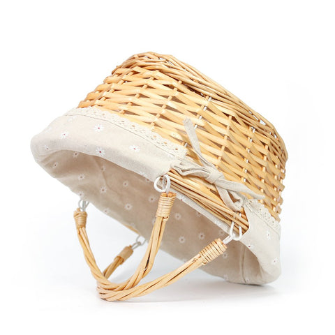 MEIEM wedding basket with handle suits rustic decor