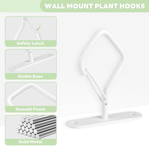 Meilidy easy-install hooks with anchors and screws included for quick setup
