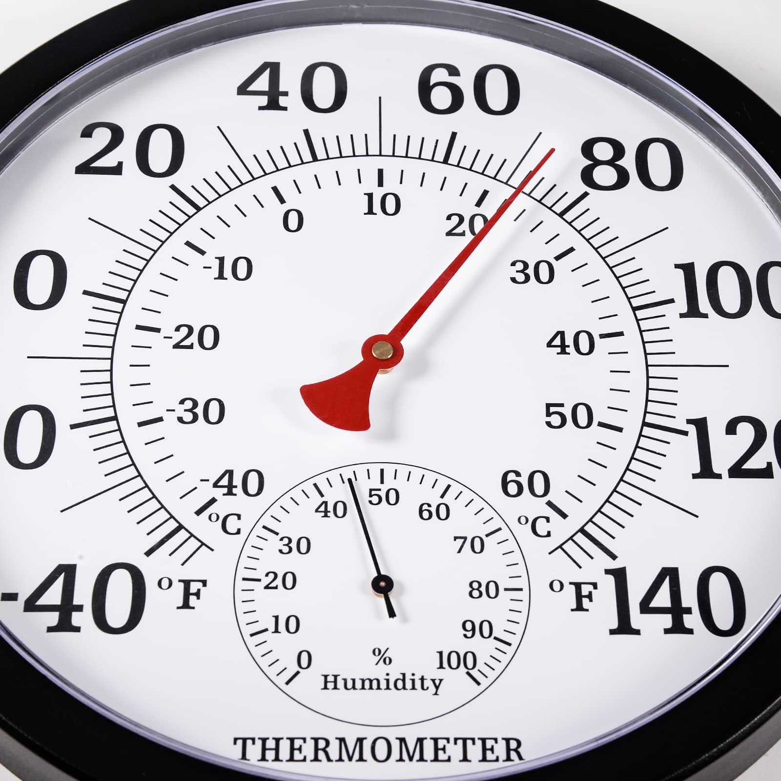 Bold numbers and red hands of MEINV improve readability indoors or outdoors