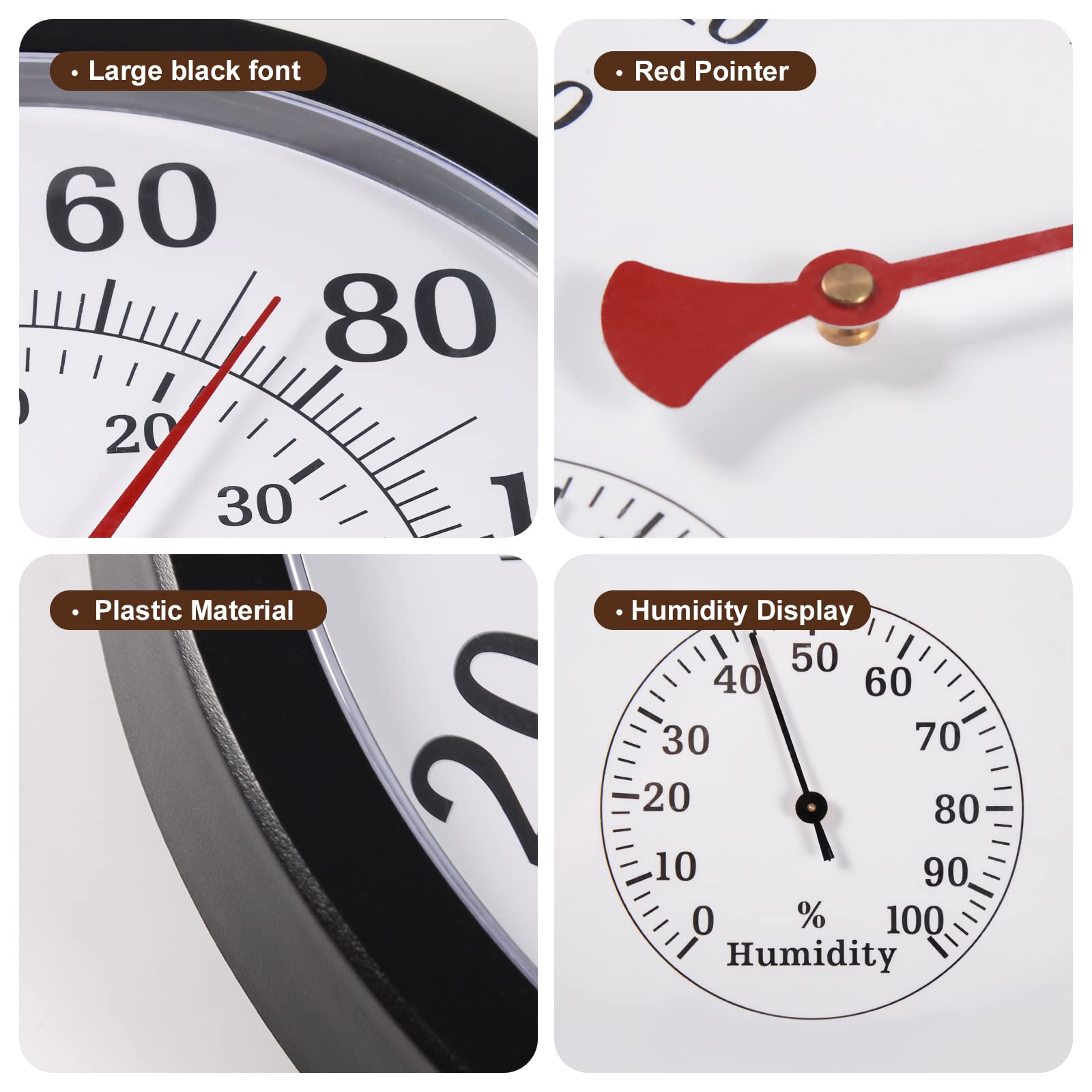 MEINV outdoor hygrometer coil ensures precise humidity tracking at a glance