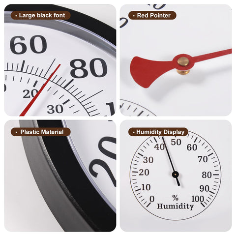 MEINV outdoor hygrometer coil ensures precise humidity tracking at a glance