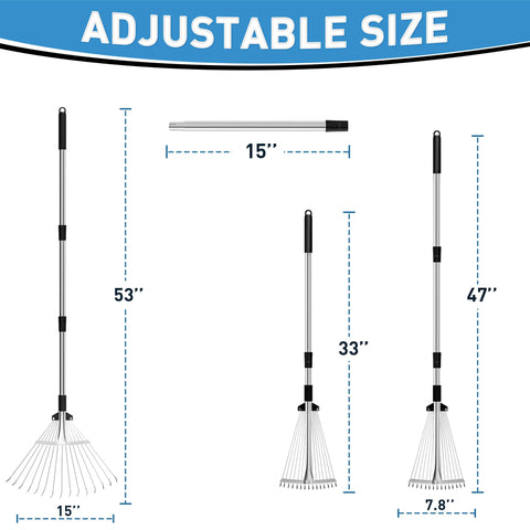 Mekeet adjustable head 7-15 inches supports tasks at different heights.