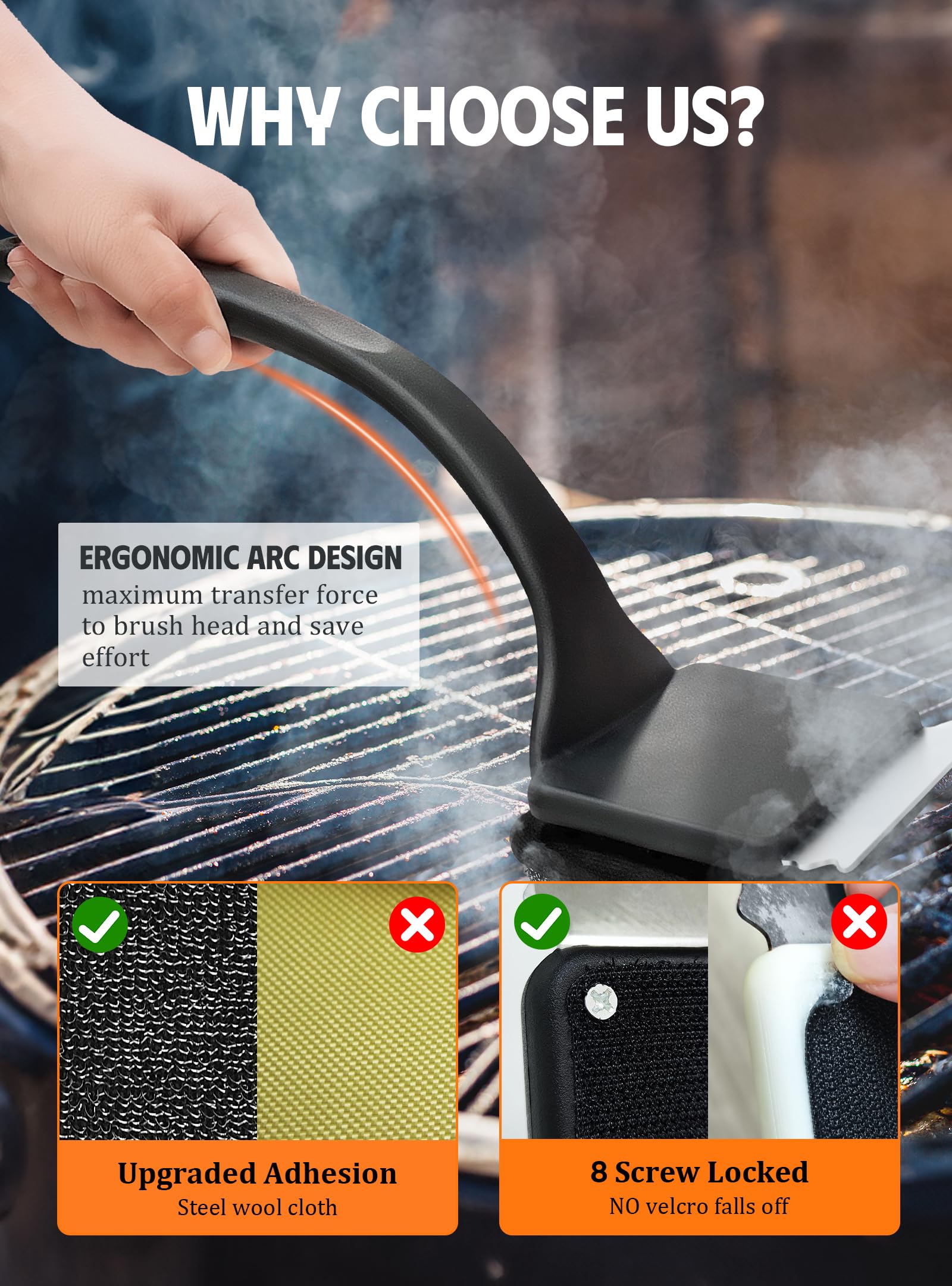 Five replacement pads included for season-long performance.