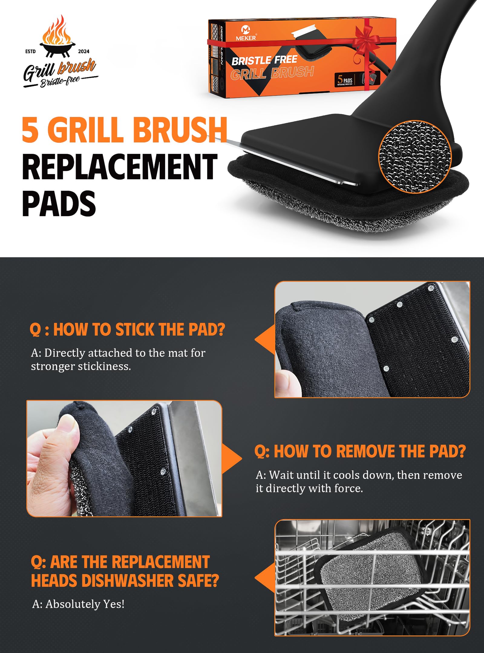 Dishwasher-safe parts for easy maintenance and reuse.