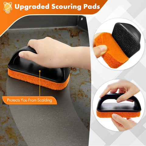 MEKER pumice stone cleans stubborn stains without scratching surfaces