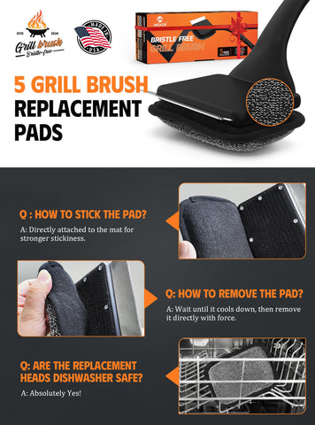 Durable MEKER reusable scrubber refill ready for long-lasting use.