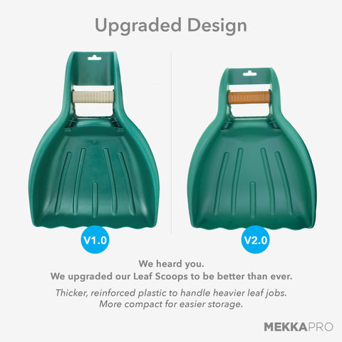 Durable reinforced plastic scoop from MEKKAPRO for handling heavy debris.