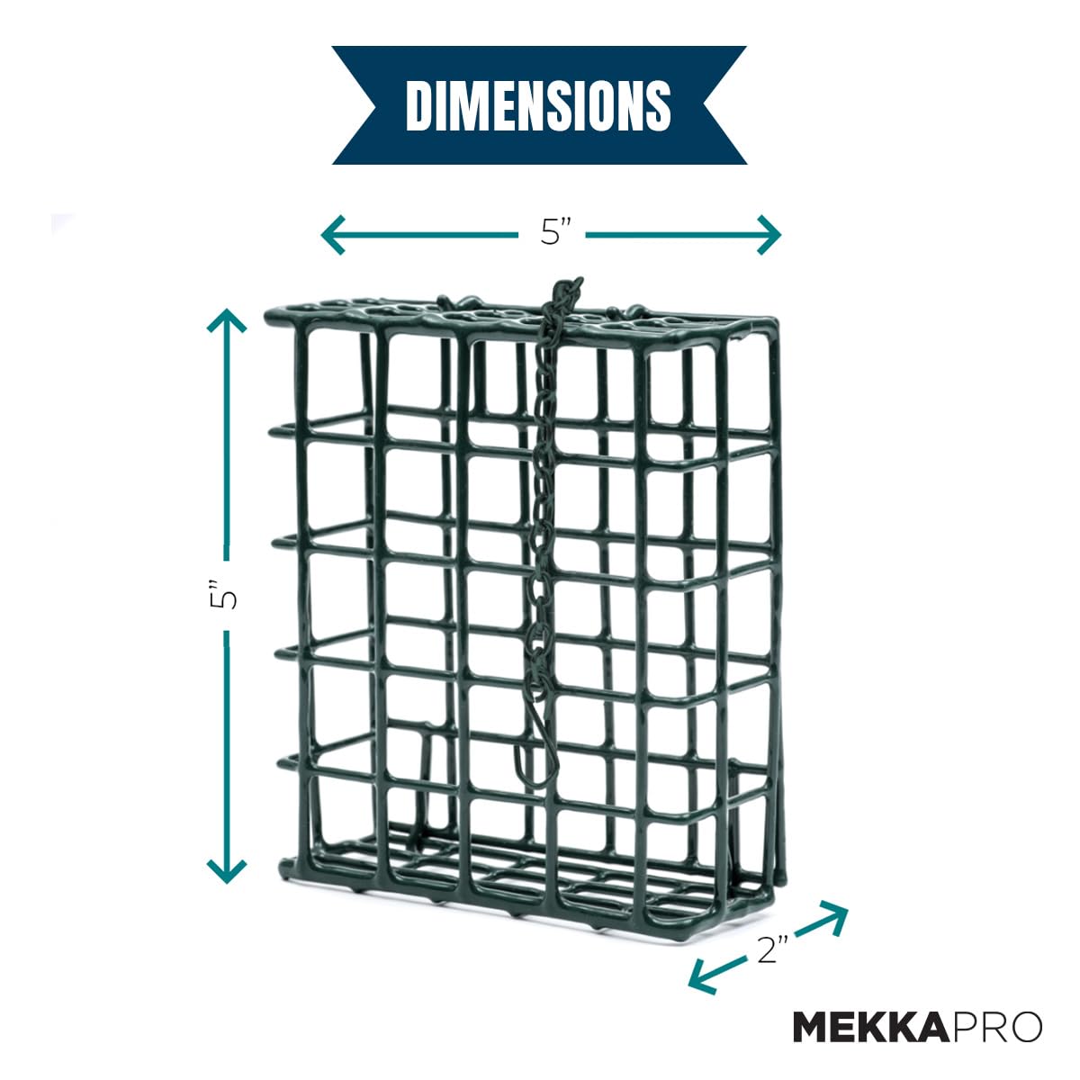 Close-up of MEKKAPRO dual-capacity basket for versatile feeding.