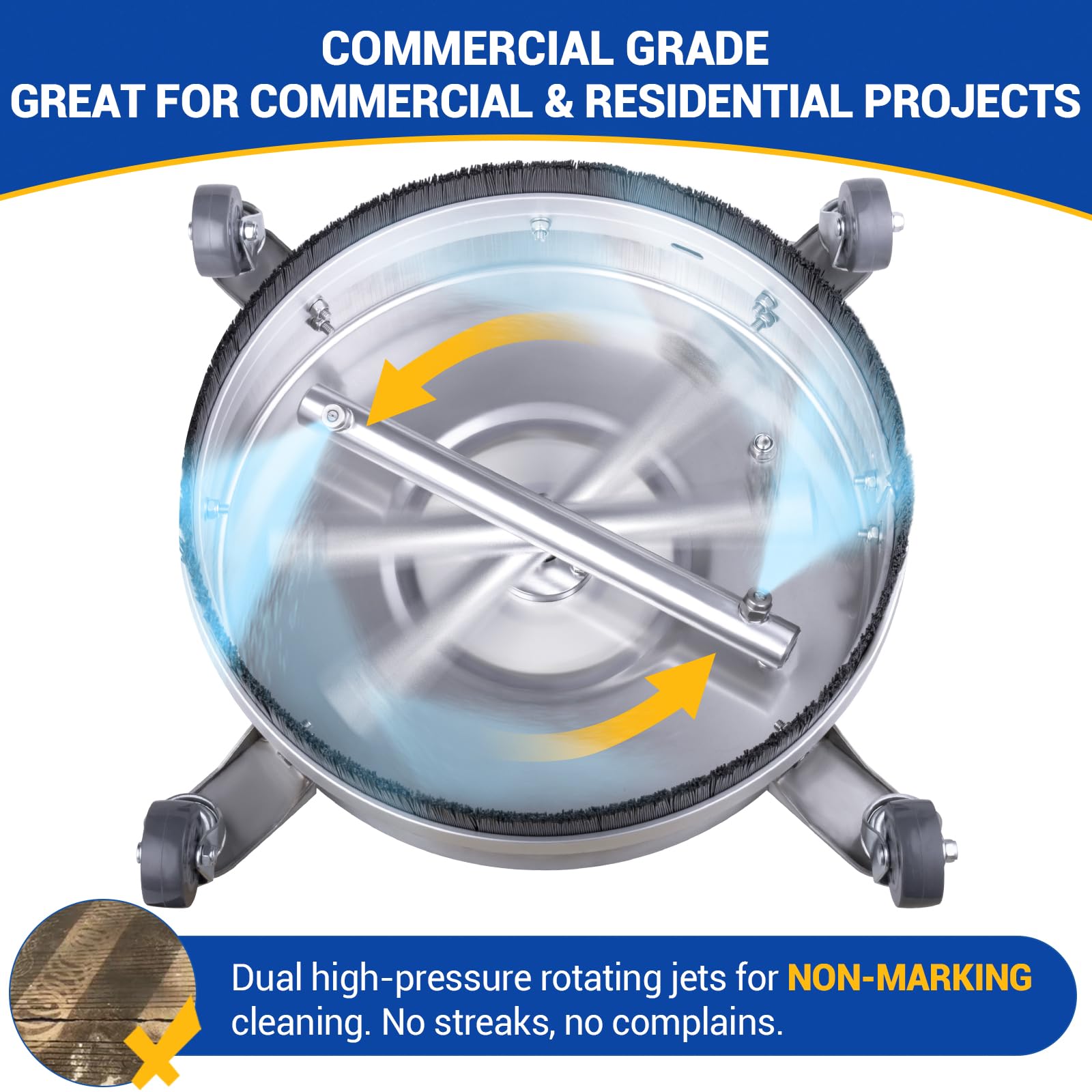 MEKOH 3D filter prevents debris from clogging nozzles during cleaning