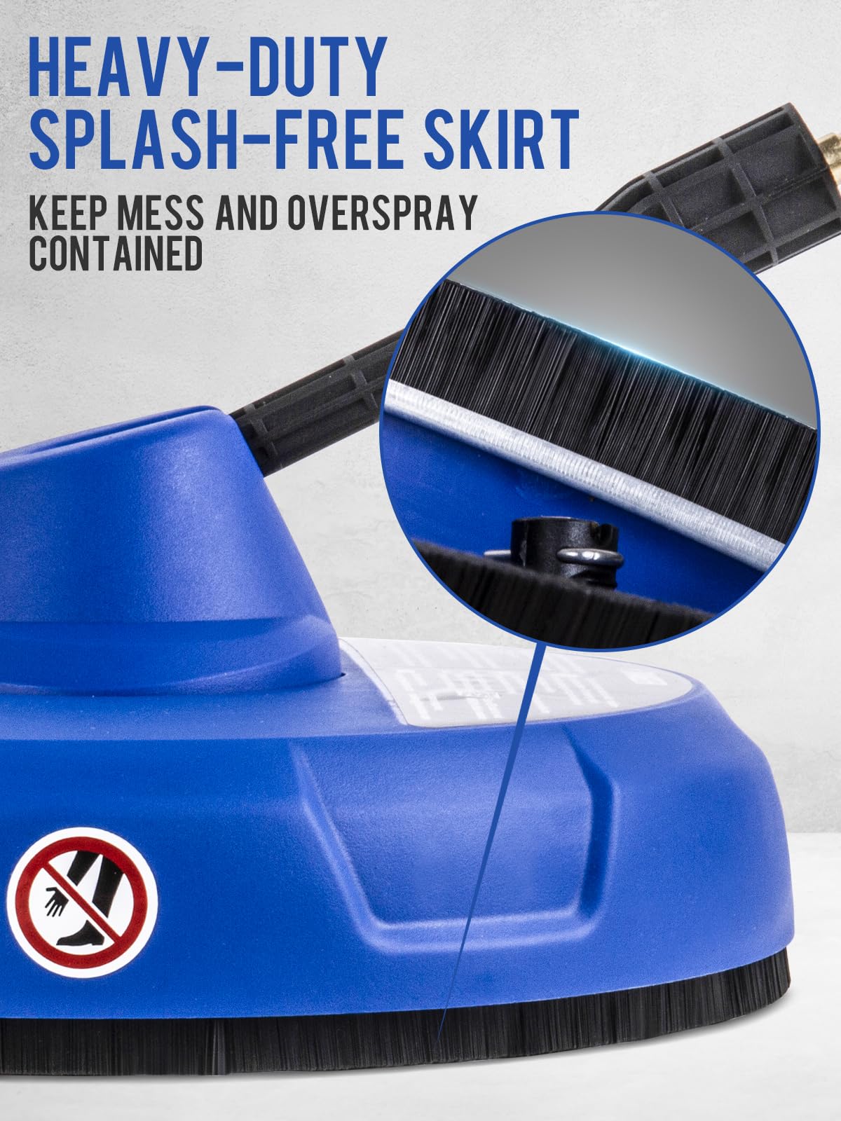 Lightweight MEKOH design for easy maneuvering during long cleaning sessions